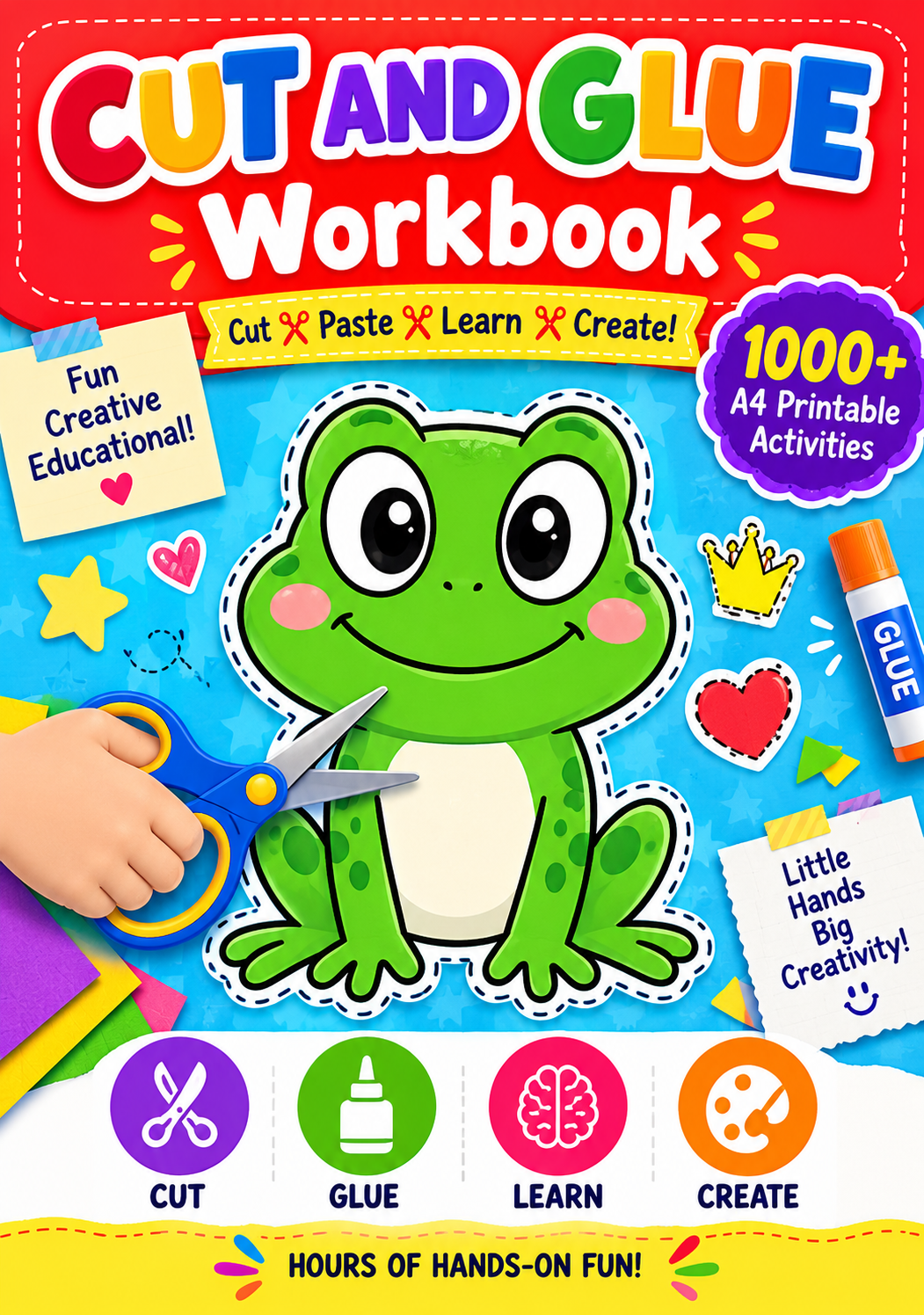 Cut and Glue Worksheets cover preview